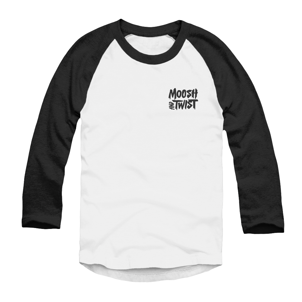 Moosh & Twist Logo Raglan - Moosh and Twist Official Store and Tour Merch -- All Of A Sudden -- Out Now